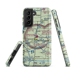 Monmouth Municipal Airport (C66) VFR Sectional Samsung Phone Case