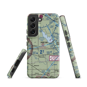 Mono Aircraft Airport (0KS7) VFR Sectional Samsung Phone Case