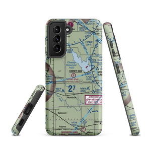 Mono Aircraft Airport (0KS7) VFR Sectional Samsung Phone Case