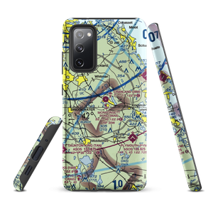 Monponsett Pond Seaplane Base (MA6) VFR Sectional Samsung Phone Case