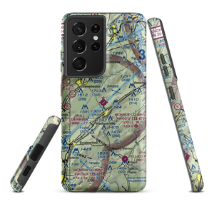 Monroe County Airport (MNV) VFR Sectional Samsung Phone Case