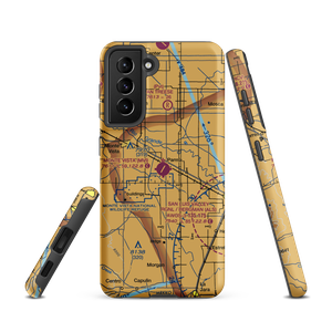 Monte Vista Municipal Airport (MVI) VFR Sectional Samsung Phone Case