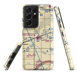 Montezuma Municipal Airport (K17) VFR Sectional Samsung Phone Case