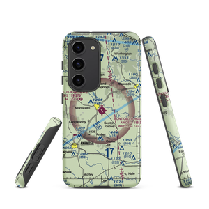 Monticello Regional Airport (MXO) VFR Sectional Samsung Phone Case