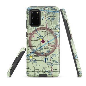 Monticello Regional Airport (MXO) VFR Sectional Samsung Phone Case