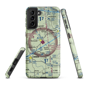 Monticello Regional Airport (MXO) VFR Sectional Samsung Phone Case