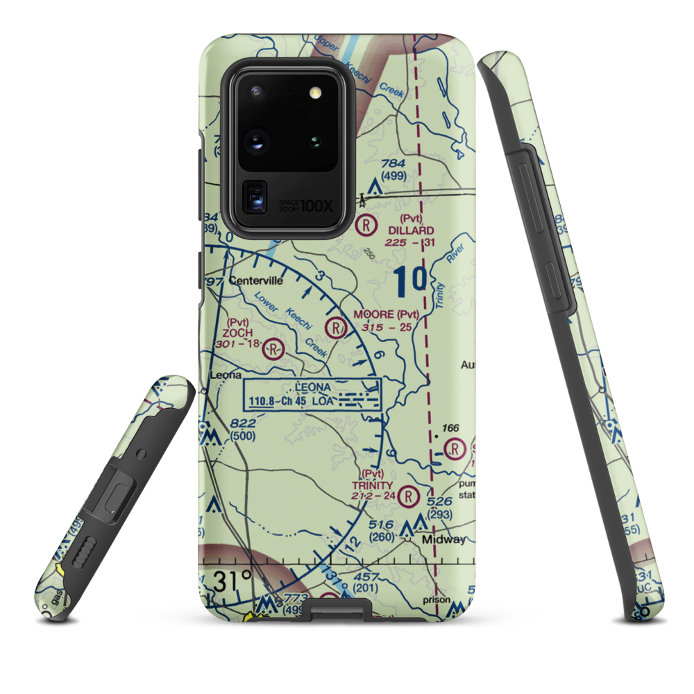 Moore Ranch Airport (24TA) VFR Sectional Samsung Phone Case Samsung Galaxy S20 Ultra model shown