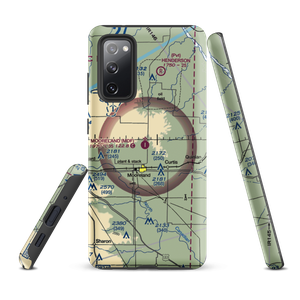 Mooreland Municipal Airport (MDF) VFR Sectional Samsung Phone Case