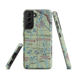 Moorestown Airpark (6Y0) VFR Sectional Samsung Phone Case