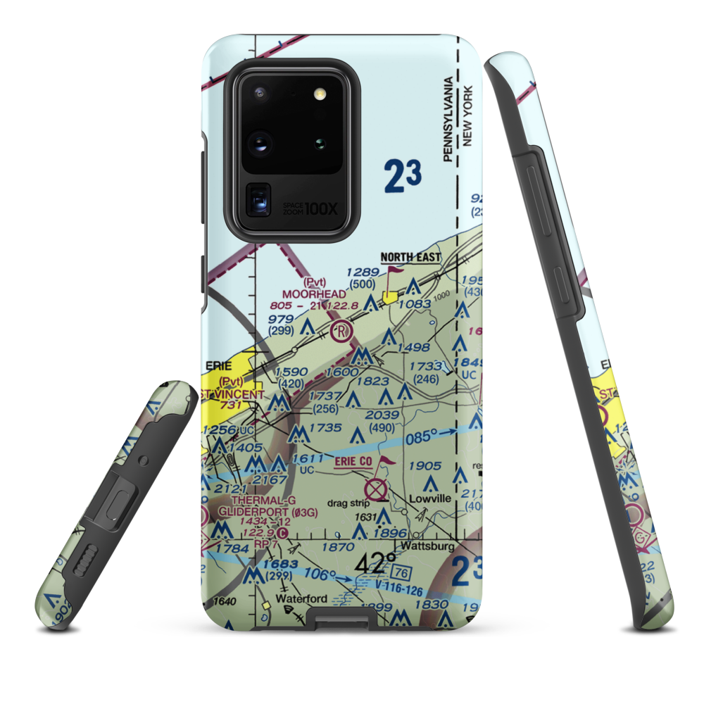 Moorhead Airpark LLC (PN40) VFR Sectional Samsung Phone Case Samsung Galaxy S20 Ultra model shown