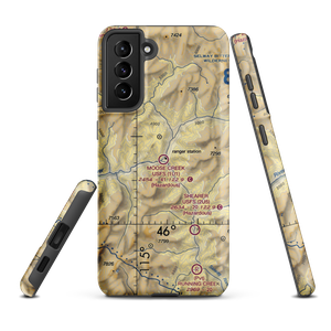 Moose Creek /US Forest Service/ Airport (1U1) VFR Sectional Samsung Phone Case