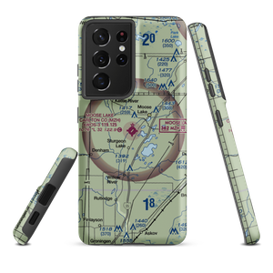 Moose Lake Carlton County Airport (MZH) VFR Sectional Samsung Phone Case