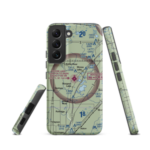 Moose Lake Carlton County Airport (MZH) VFR Sectional Samsung Phone Case