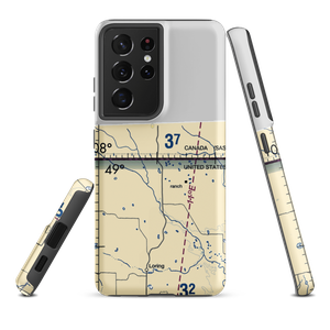 Morgan Airport (7U4) VFR Sectional Samsung Phone Case