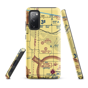 Morgan Farms Airport (8KS0) VFR Sectional Samsung Phone Case