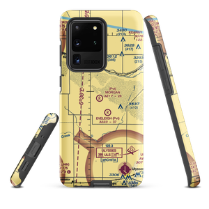 Morgan Farms Airport (8KS0) VFR Sectional Samsung Phone Case