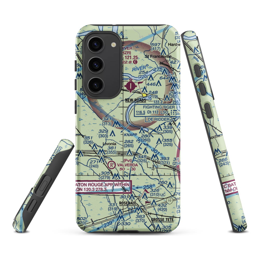 Morgan Field (0LS7) VFR Sectional Samsung Phone Case Samsung Galaxy S23 Plus model shown