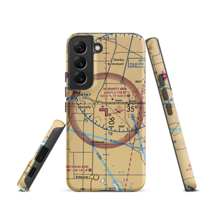 Moriarty Municipal Airport (0E0) VFR Sectional Samsung Phone Case