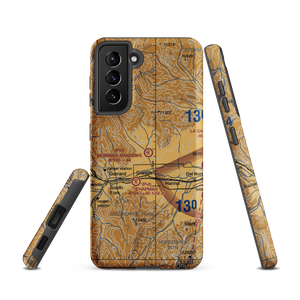 Morning Shadows Ranch Airport (CD69) VFR Sectional Samsung Phone Case
