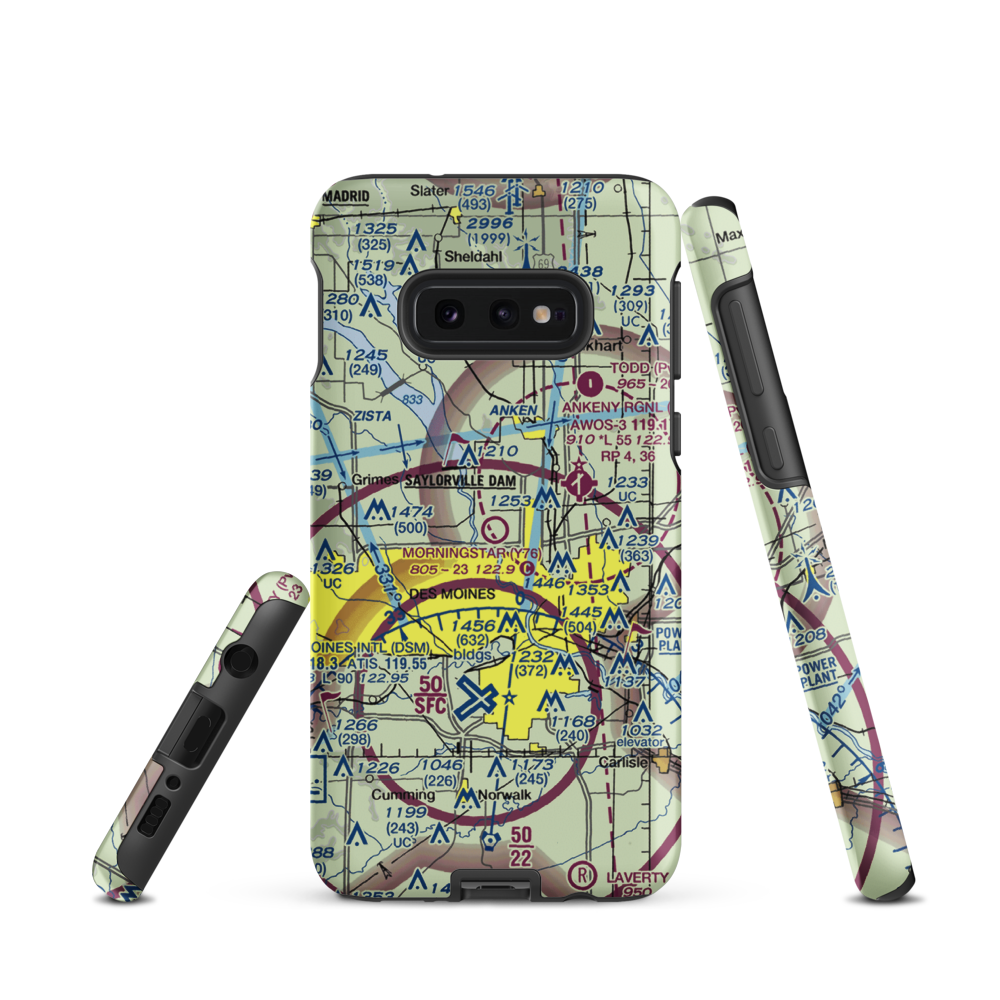 Morningstar Field (Y76) VFR Sectional Samsung Phone Case Samsung Galaxy S10e model shown