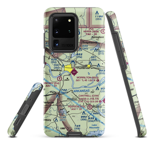 Morrilton Municipal Airport (BDQ) VFR Sectional Samsung Phone Case