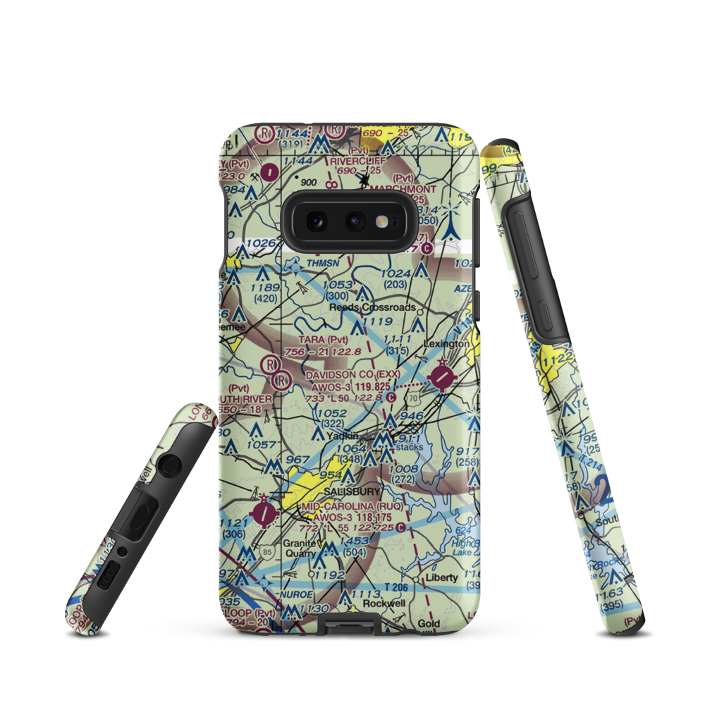 Morrison Field (48NC) VFR Sectional Samsung Phone Case Samsung Galaxy S10e model shown