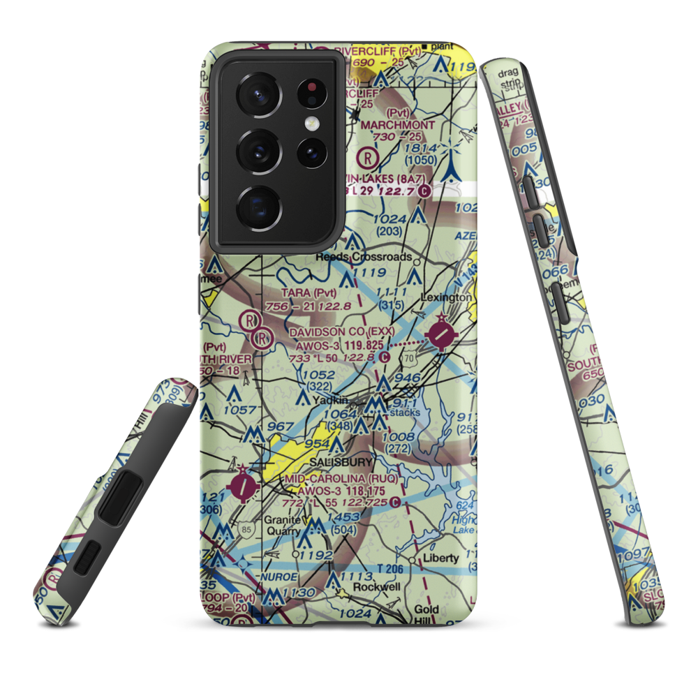 Morrison Field (48NC) VFR Sectional Samsung Phone Case Samsung Galaxy S21 Ultra model shown