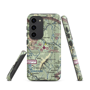 Morrisville Stowe State Airport (MVL) VFR Sectional Samsung Phone Case