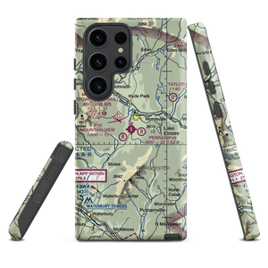 Morrisville Stowe State Airport (MVL) VFR Sectional Samsung Phone Case