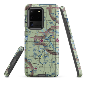 Mort's Landing Airport (0WI1) VFR Sectional Samsung Phone Case