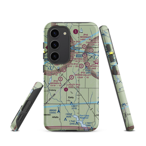 Mound Valley Farm Airport (OK77) VFR Sectional Samsung Phone Case