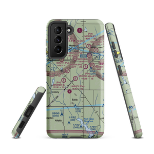 Mound Valley Farm Airport (OK77) VFR Sectional Samsung Phone Case