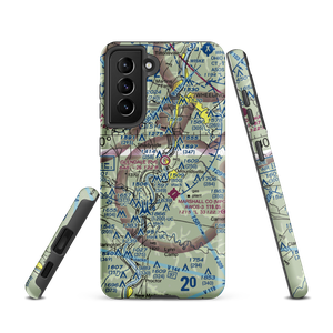 Moundsville Seaplane Base (WV44) VFR Sectional Samsung Phone Case