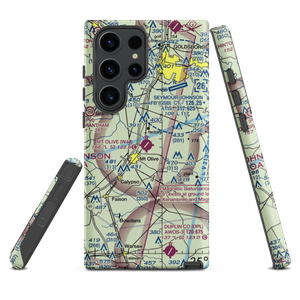 Mount Olive Municipal Airport (W40) VFR Sectional Samsung Phone Case