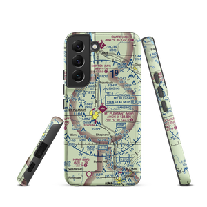 Mount Pleasant Municipal Airport (MOP) VFR Sectional Samsung Phone Case