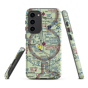 Mount Pleasant Municipal Airport (MOP) VFR Sectional Samsung Phone Case