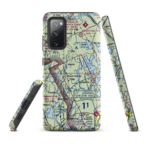 Mount Vernon Airport (ME36) VFR Sectional Samsung Phone Case