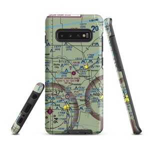 Mount Vernon Municipal Airport (2MO) VFR Sectional Samsung Phone Case