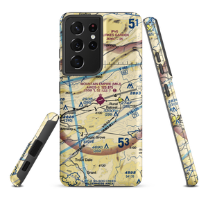 Mountain Empire Airport (MKJ) VFR Sectional Samsung Phone Case