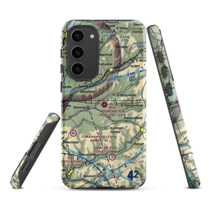 Mountain Top Airport (NY02) VFR Sectional Samsung Phone Case