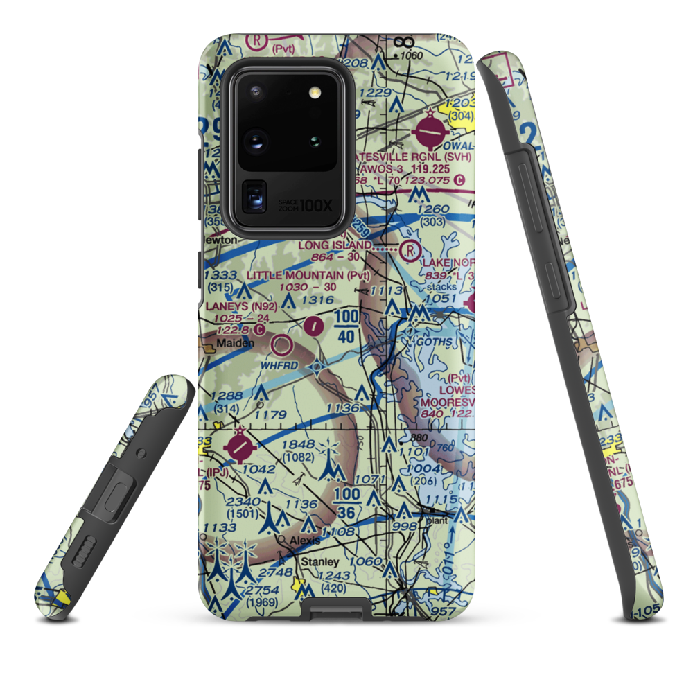 Mountain View Airport (20NC) VFR Sectional Samsung Phone Case Samsung Galaxy S20 Ultra model shown