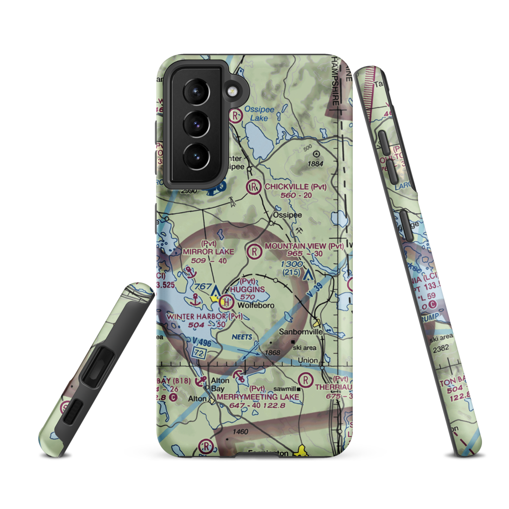 Mountain View Field (NH31) VFR Sectional Samsung Phone Case Samsung Galaxy S21 FE model shown