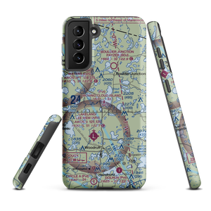 Moving Cloud Island Seaplane Base (1WI2) VFR Sectional Samsung Phone Case