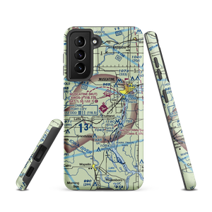 Muscatine Municipal Airport (MUT) VFR Sectional Samsung Phone Case