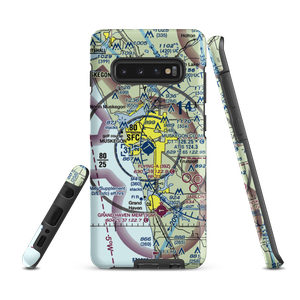 Muskegon County Airport (MKG) VFR Sectional Samsung Phone Case