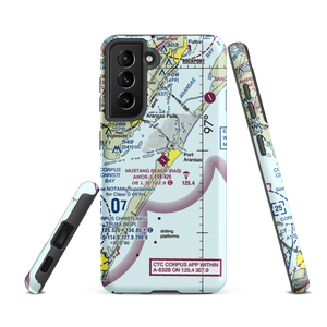 Mustang Beach Airport (RAS) VFR Sectional Samsung Phone Case