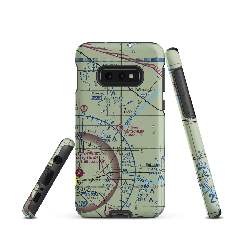 Mutschler Field (ND89) VFR Sectional Samsung Phone Case Samsung Galaxy S10 Plus model shown