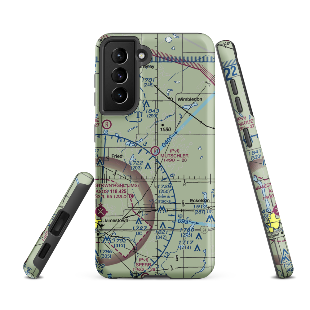 Mutschler Field (ND89) VFR Sectional Samsung Phone Case Samsung Galaxy S21 FE model shown