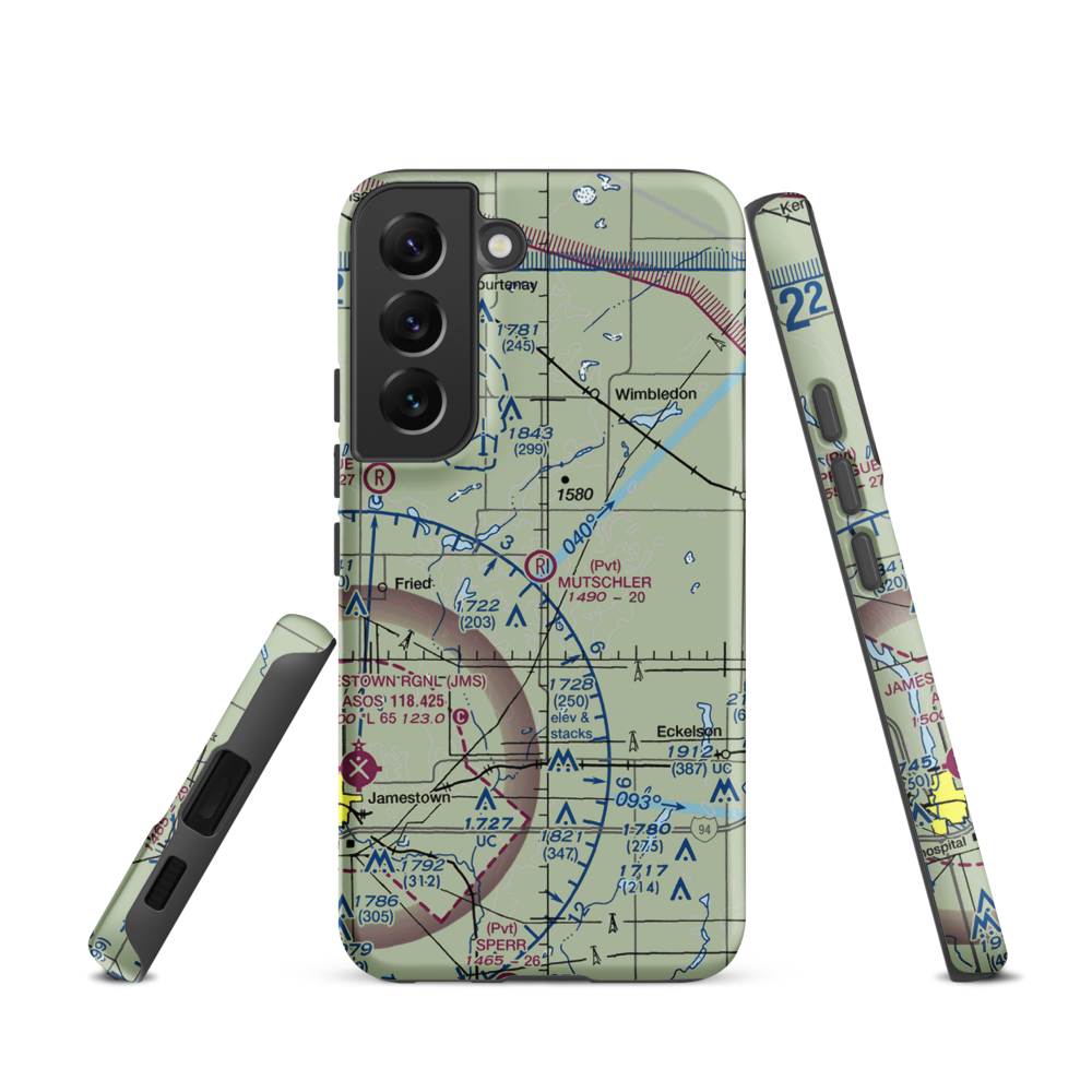 Mutschler Field (ND89) VFR Sectional Samsung Phone Case Samsung Galaxy S22 model shown