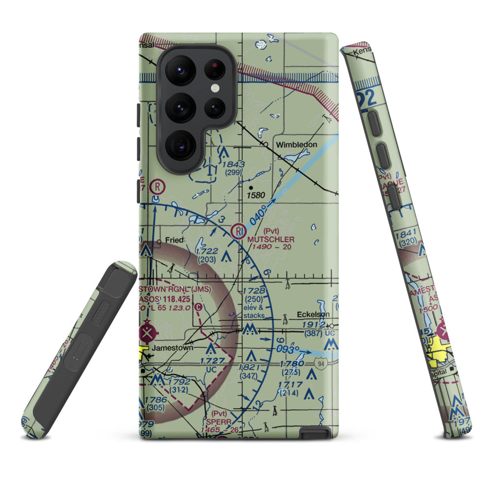 Mutschler Field (ND89) VFR Sectional Samsung Phone Case Samsung Galaxy S22 Ultra model shown